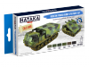 Hataka HTK-BS65 Modern Finnish Army AFV Paint Set 6x17ml